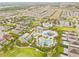Extensive community waterpark, with pools, slides, clubhouse, green spaces, amenities, and neighborhood homes at 257 Auburn Ave, Kissimmee, FL 34747