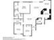 Floorplan showing the layout of the house including the bedroom, kitchen, Gathering room, and laundry room at 3198 Abana Path, The Villages, FL 32163