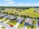 New construction homes feature well-kept yards and gardens, creating a sense of community near green spaces and a school at 3519 Fernanda Dr, Deltona, FL 32738