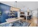 The open-concept dining room flows into the kitchen making the home feel modern at 3519 Fernanda Dr, Deltona, FL 32738