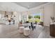 Spacious open-concept living room with a modern kitchen and large windows at 4119 Sunset Preserve Blvd, Orlando, FL 32820