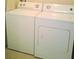 Standard white washer and dryer set, providing convenient in-unit laundry facilities for residents at 5276 Cane Island Loop # 302, Kissimmee, FL 34746