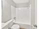 Bright bathroom featuring a combined shower and tub at 7614 Sw 80Th St, Ocala, FL 34476