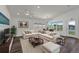 Cozy living room featuring a plush sofa, natural light, and a view of the outdoors at 1040 20Th St, Orlando, FL 32805