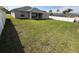 Expansive, well-maintained backyard featuring lush green grass and a privacy fence, perfect for outdoor activities at 1115 Fidelma Ct, Orlando, FL 32824