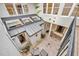 Unique aerial view of the house showcasing a private courtyard and multiple skylights at 1130 Washington Ave # 11, Winter Park, FL 32789