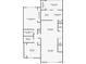 Detailed floorplan showcasing the layout of the home, including the bedroom, kitchen, and living spaces at 1210 Maury Rd # 3, Orlando, FL 32804