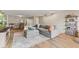 Spacious living area with stylish furnishings and hardwood floors at 1210 Maury Rd # 3, Orlando, FL 32804