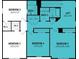 Floor plan of the second floor with bedrooms, bathrooms and a loft at 12966 Promise Pl, Orlando, FL 32832
