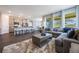 Open-concept living area connects kitchen, dining, and living spaces at 1977 Walnut Creek Dr, Kissimmee, FL 34744