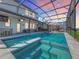 Stunning screened pool with lounge area, dining and outdoor bar, perfect for entertaining at 2312 Panoramic Cir, Apopka, FL 32703