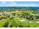 Overhead shot of real estate backing up to a scenic golf course at 2498 Saint Augustine Blvd, Haines City, FL 33844
