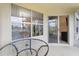 This patio offers ample space and multiple access points to the interior at 2498 Saint Augustine Blvd, Haines City, FL 33844