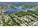 Sprawling aerial view of the community located on a lake at 2859 T C U Blvd, Orlando, FL 32817