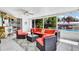 Inviting screened-in patio leading to the pool with comfortable seating at 2859 T C U Blvd, Orlando, FL 32817
