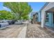 A commercial building with unique sidewalk, decorative brick, a bench and lots of curb appeal at 3149 Songbird Cir, Harmony, FL 34773