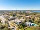 Scenic aerial view showcasing a charming neighborhood with lush greenery, waterways, and urban landscape at 315 Glenview Blvd # 3, Daytona Beach, FL 32118