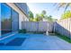 A fenced-in backyard featuring a concrete patio at 315 Glenview Blvd # 3, Daytona Beach, FL 32118