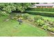 Lush garden area featuring landscaping and barbecue at 320 Lakeview St # 208, Orlando, FL 32804