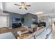 Cozy living room with comfortable seating and an open floor plan to the kitchen at 5300 S Atlantic Ave # 5507, New Smyrna Beach, FL 32169