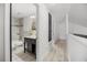 Bathroom featuring shower, soaking tub, tile flooring, and light colored walls at 5672 Parkview Lake Dr, Orlando, FL 32821