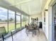 Enjoy this patio with view of the garden at 1061 Suffragatte Cir, Haines City, FL 33844