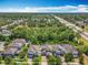 An aerial view of upscale homes close to a main road, offering convenience and community living at 1086 Calla Lily Cv, Oviedo, FL 32766