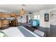 Spacious layout with a combined living, dining, and kitchen area, all beautifully connected at 1184 Fern Ave, Orlando, FL 32814