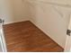 Closet with wood floor and wire shelving at 144 Costa Mesa Dr, Lady Lake, FL 32159