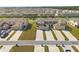 New construction townhomes with attached garages and long driveways at 1797 Red Canyon Dr, Kissimmee, FL 34744