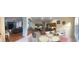 Open-concept kitchen featuring wood cabinets, stainless steel appliances, and an island at 211 Hunt St, Clermont, FL 34711