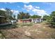 Extensive backyard with screened-in patio, trampoline, shed and plentiful space provides various outdoor entertainment options at 2921 Bon Air Dr, Orlando, FL 32818