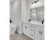 Modern bathroom with double sinks, and a freestanding tub at 357 Marion Oaks Pass, Ocala, FL 34473