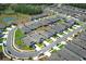 A view of the community landscaping, sidewalks, and several community ponds at 5089 Meadow Song Dr, Okahumpka, FL 34762