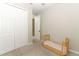 Spare bedroom featuring neutral walls, carpet floors, and a small bed at 5089 Meadow Song Dr, Okahumpka, FL 34762