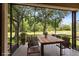 Screened-in patio offering serene views of the lush greenery at 516 Brett Ct, Orlando, FL 32828