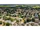 Find your next home! Aerial view with a neighborhood view and green surroundings and green pin at 520 Stonewall Ave, Haines City, FL 33844