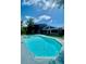 Inviting pool with well-maintained turf and a view of the home's exterior, perfect for relaxation and outdoor enjoyment at 601 Blackstone Ave, Deltona, FL 32725