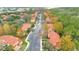 Aerial view showcases the community with mature trees and a well kept environment at 8447 Crystal Cove Loop # 8447, Kissimmee, FL 34747