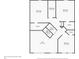 Upstairs floor plan with four bedrooms, one bathroom, a loft and several closets at 8676 Currituck Sound Ln, Orlando, FL 32829