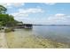 Waterfront property featuring a dock house, offering convenience and shelter for enjoying lake activities at 9843 Nokay Dr, Orlando, FL 32836