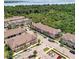 Aerial view of the residential neighborhood and nearby ocean at 1027 Cedar Bay Ln, Winter Springs, FL 32708