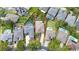Aerial view highlighting the property's location with mature landscaping and surrounding homes at 1319 Castleport Rd, Winter Garden, FL 34787