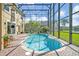 Enclosed pool area with scenic views at 14545 Braddock Oak Dr, Orlando, FL 32837
