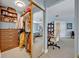 Walk-in closet with custom shelves and drawers provides plenty of storage space at 14545 Braddock Oak Dr, Orlando, FL 32837