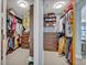 Side-by-side walk-in closets offer ample storage space at 14545 Braddock Oak Dr, Orlando, FL 32837