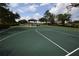 Community basketball court features well-maintained green surface and covered picnic area at 15349 Oak Apple Ct, Winter Garden, FL 34787
