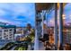 Stunning city views from a private balcony with outdoor seating at 155 S Court Ave # 1608, Orlando, FL 32801