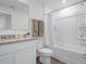 Bathroom with a shower/tub and vanity at 1562 Dalehurst Ln, Kissimmee, FL 34744