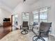 Bright breakfast nook with seating area, tile flooring, and views to the outside at 1846 Branchwater Trl, Orlando, FL 32825